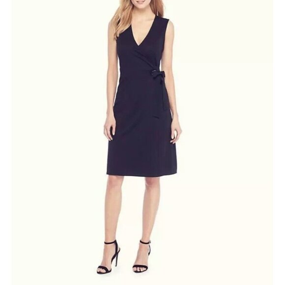 The Limited Women's Navy Blue Ponte Dress Size Medium‎ - Picture 1 of 9